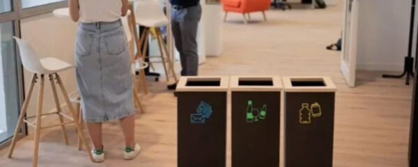 poubelles de tri pour un bureau